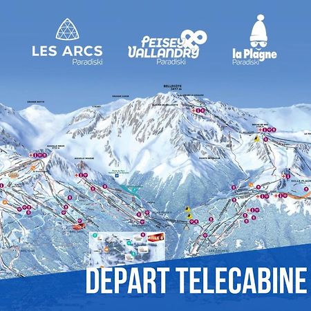 Elegant Et Moderne Avec Vue Montagne Au Coeur De Paradiski - Garage - 8Pers - 90M2 - Sabaudinha La Plagne Eksteriør billede